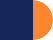 0086 / navy-orange